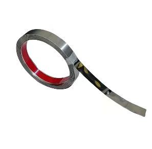 mirror stainless steel tape on THE back